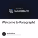 Welcome to Paragraph!