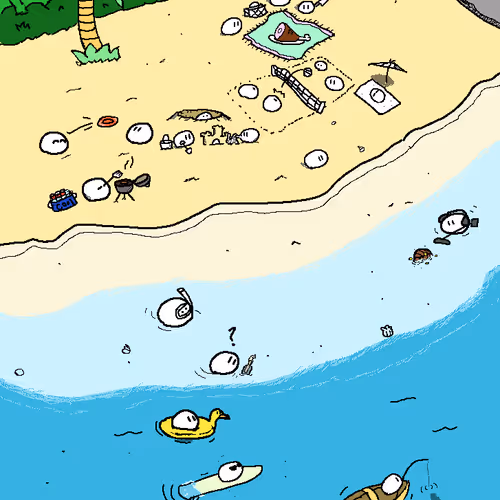 beach slime sketch #5