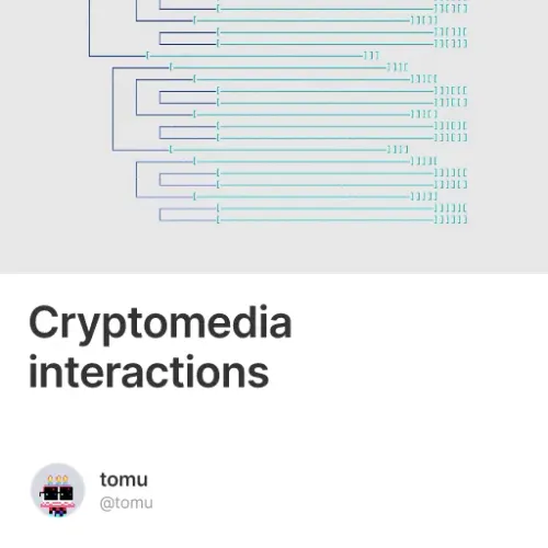 Cryptomedia interactions