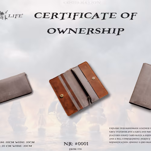Wallet Grey/Brown