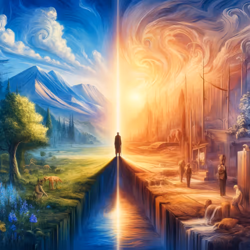 The juxtaposition of life and memories