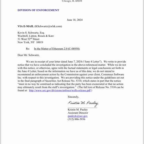 In the matter of Ethereum 2.0