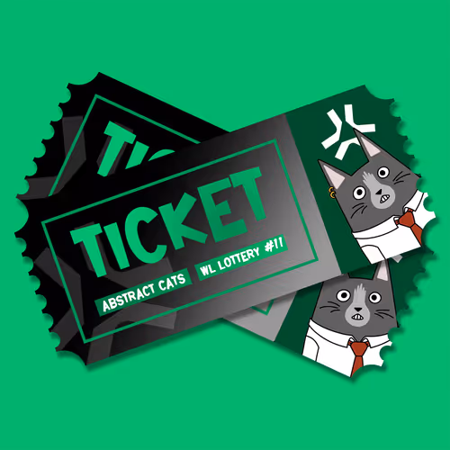 Abstract Cats Lottery #11