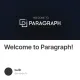 Welcome to Paragraph!