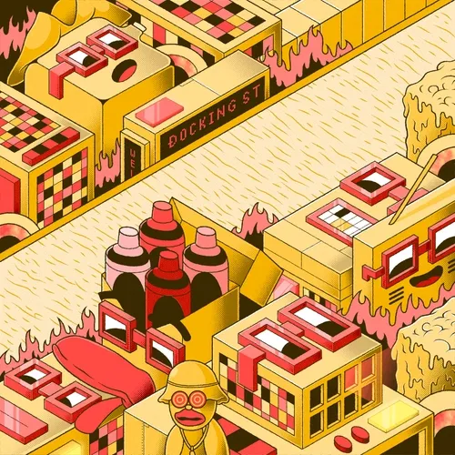 Yellow Digital Meltdown