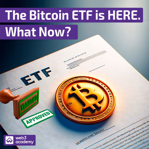 🟣 The Bitcoin ETF is HERE. What Now?
