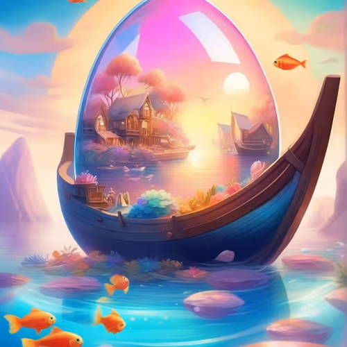 crystal egg boat 2