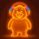 Rainbow Glow Beast