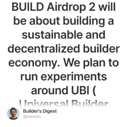 BUILD Announcement #4