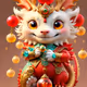 Cute Chinese dragon