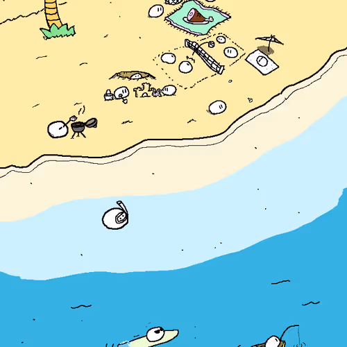 beach slime sketch #4