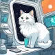 Valkoinen Cat