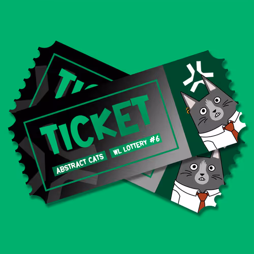 Abstract Cats Lottery #6