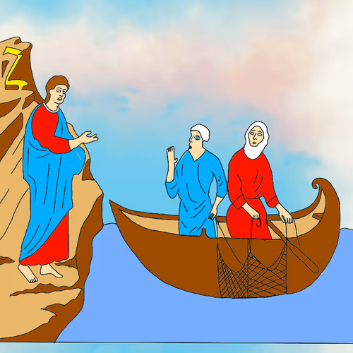 the calling of the apostles peter and andrew by William Manier IV
