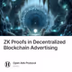 ZK Proofs in Decentralized Blockchain Advertising