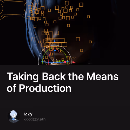Taking Back the Means of Production