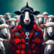 punk mouton