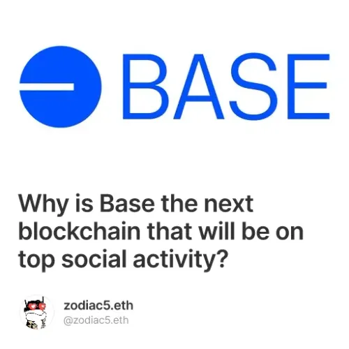 Why is Base the next blockchain that will be on top social activity?