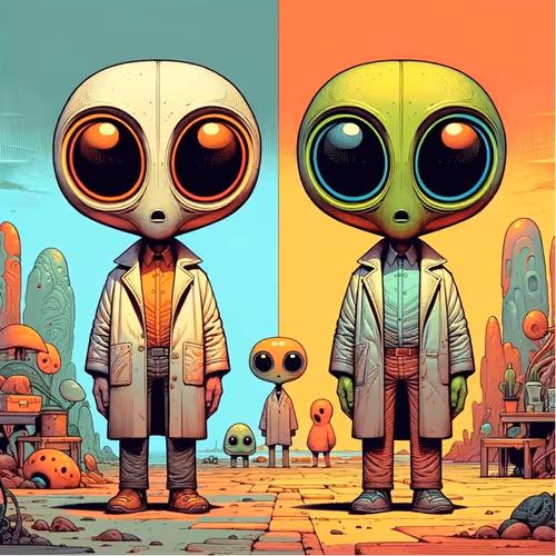 Aliens Don't Twin Around!