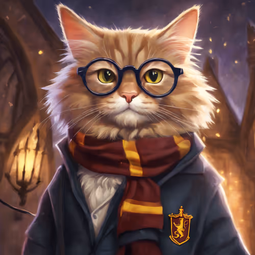 Mr. Miggles goes to Hogwarts