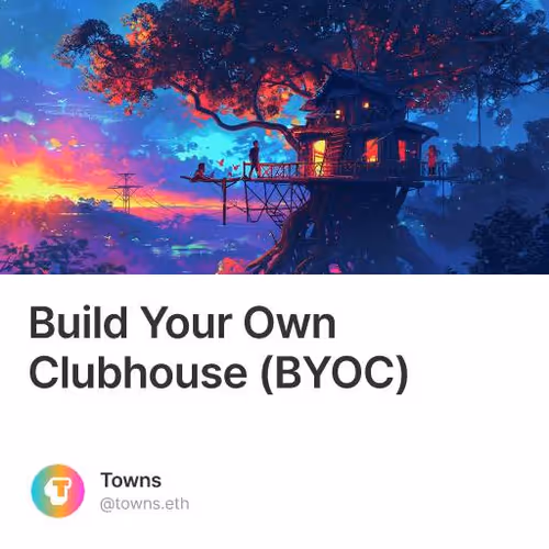 Build Your Own Clubhouse (BYOC)
