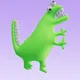 Green dinosaur