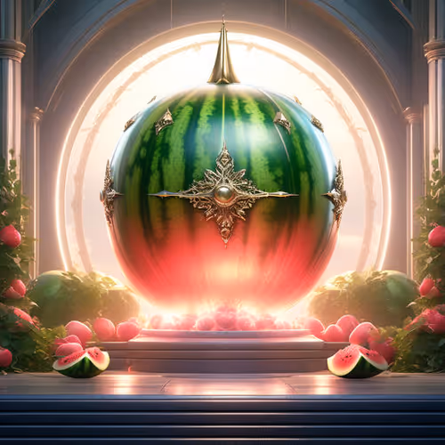 watermelon flying saucer