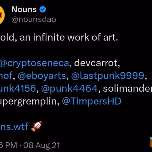 Happy Birthday NounsDAO! ⌐◨-◨