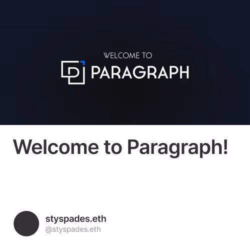 Welcome to Paragraph!