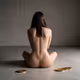 Girl and coins