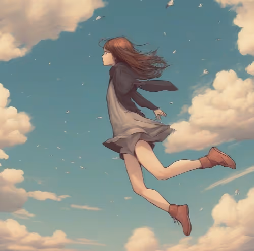 and I also have the feeling that I can fly