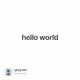 hello world