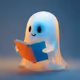 Ghost Reading Book