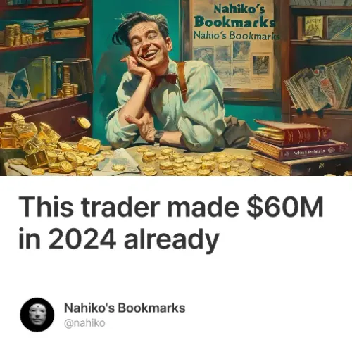 This trader made $60M in 2024 already