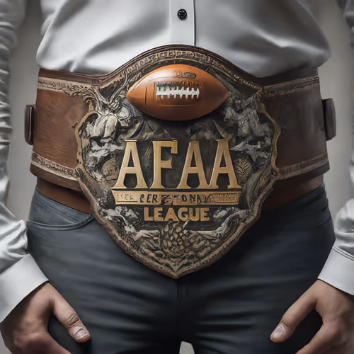 AFAA League 1 World Heavyweight Championship Belt of the 3rd Era