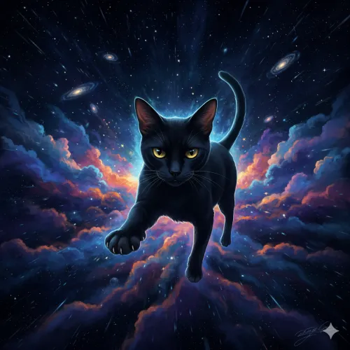 Cosmic Anxiety Cat