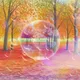 Base autumn bubble globe