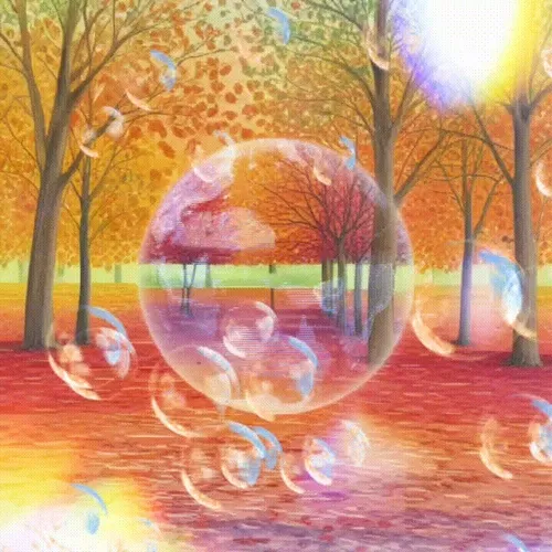 Base autumn bubble globe