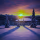 SUNRISE ON A COLD DAY