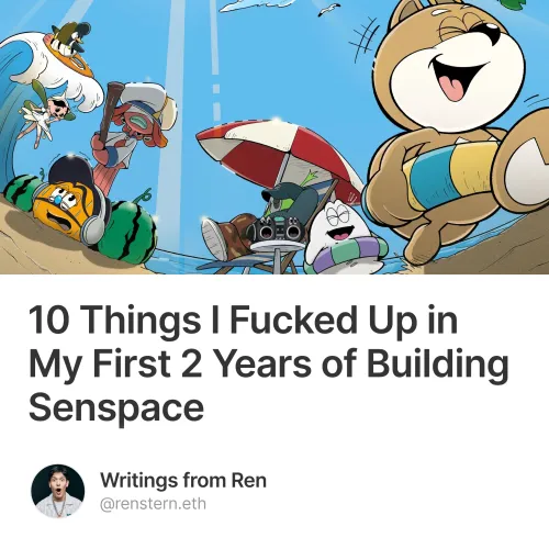 10 Things I Fucked Up in My First 2 Years of Building Senspace