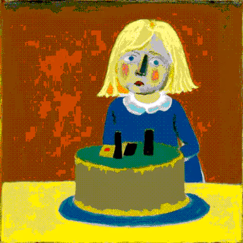 BIRTHDAY OF A LITTLE BLONDE