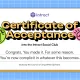 Intract Social Club Certificate
