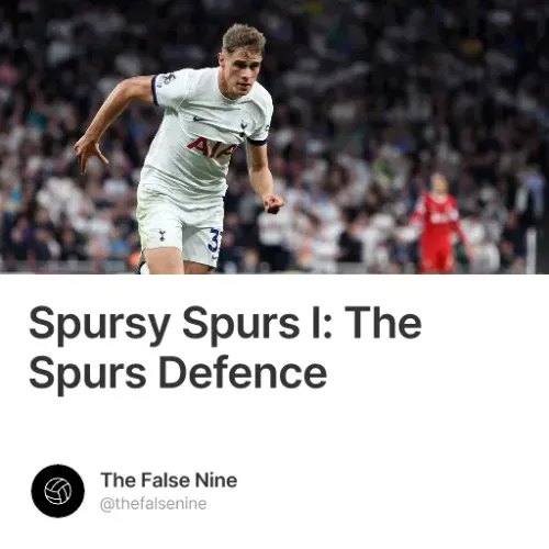 Spursy Spurs I: The Spurs Defence