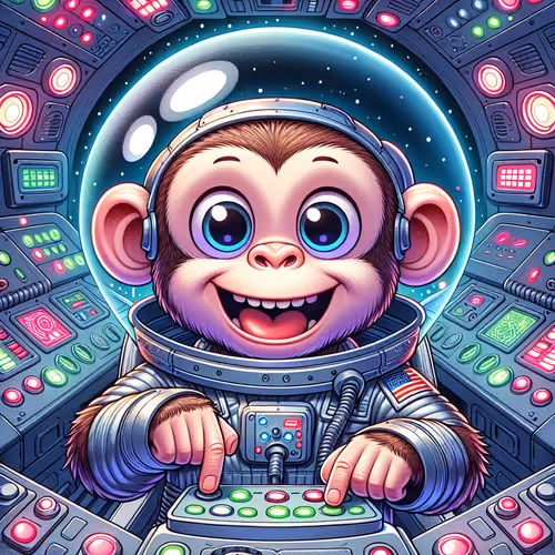 Baby Space Monkey from planet BASE