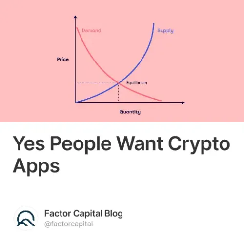 Yes People Want Crypto Apps