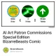 AI Art Patron Commissions Special Edition BizarreBeasts Comic