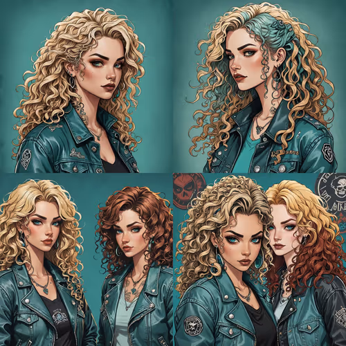 BAD GIRLS SQUAD: CURLS