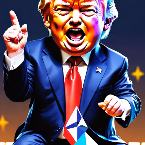 Baby Trump celebrates Ethereum ETF
