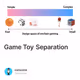 Game Toy Separation