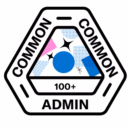Admin 100+ Badge
